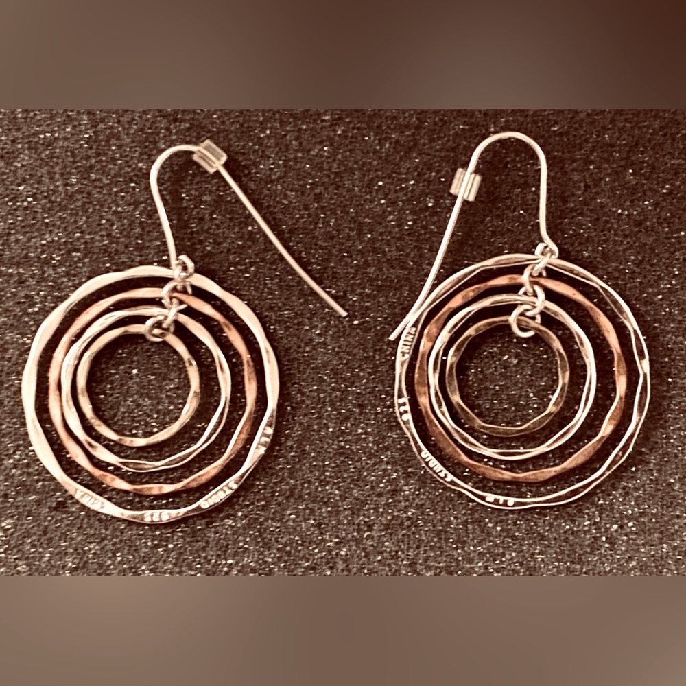 Vintage RLM Hoop Earrings